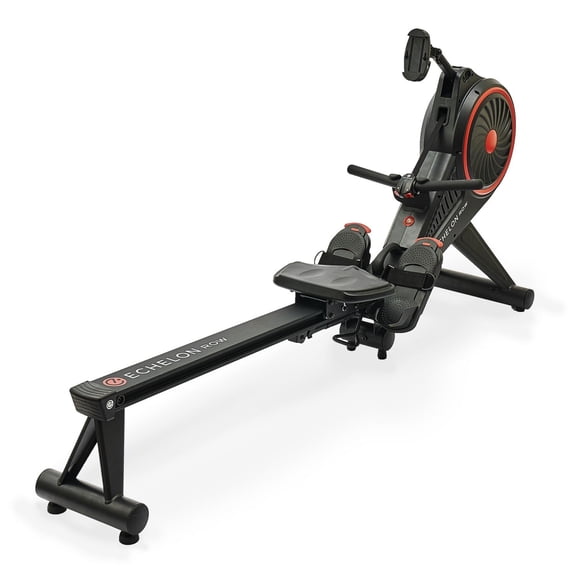 Rameur pliable Echelon Row Series avec résistance Bluetooth et support pour appareil