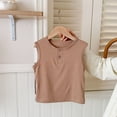thumbnail image 2 of Plebaso Débardeurs pour Enfants en Coton Garçons Filles Camisoles Sans Manches Décontractées Col Rond Confortables T-Shirts d'Été, 2 of 5