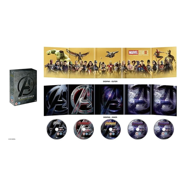 Marvel's The Avengers Assembled - Complete 4-Movie Collection [Blu