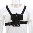 thumbnail image 4 of Chest Mount Harness Strap, Quick Release Adjustable Detachable Stand Mobile Phone Chest Strap With Phone Holder For Outdoor Cycling, 4 of 8