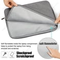 thumbnail image 4 of Handbag Sleeve Case for Samsung Galaxy Tab A9 Plus 11 Inch S9 FE 10.91 S9 S8 S7 11'' Tablet Storage Bag Pouch Cover with Pockets Light Grey A9 Plus 11 Inch, 4 of 6