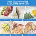 thumbnail image 4 of Mainstays Pre-Cut Vacuum Seal Bags, 1 Quart, 25 Count,Clear, 4 of 5