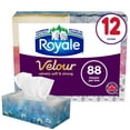 thumbnail image 1 of Royale Velour Facial Tissue, 12 Flat Boxes, 88 Tissues per box, 1 of 9