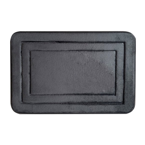 Bathroom Absorbent Mat, Non-Slip Bath Mat, Machine Washable Bathroom Floor Mat with Slow Foam, Soft Polyester Fiber Door Mat for Home, Solid Color Bath Mat for Bathroom Floor