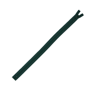 UNIQUE CREATIV All-Purpose Closed-End Zipper, 40 cm (15.7 in), Forest Green