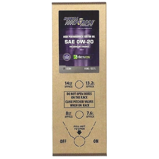Multi-Grade Motor Oil 0w20 SAE 6 Gal Box Dexos