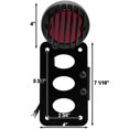 thumbnail image 3 of Krator Black Axle Mount Taillight Horizontal Vertical Compatible with Harley Davidson V-Rod Night Street V Rod, 3 of 8