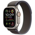 thumbnail image 1 of Apple Watch Ultra 2 (GPS + Cellulaire) 49 mm Titane – Bracelet Trail Bleu/noir P/M, Montre Intelligente Robuste – Boîte Ouverte, 1 of 3