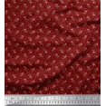thumbnail image 1 of Soimoi Polyester Crepe Fabric Swirl,Triangle & Floral Artistic Decor Fabric Printed Yard 42 Inch Wide, 1 of 3