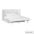 thumbnail image 4 of Rustic Classics Stow Queen Size Murphy Bed Cabinet with Gel Memory Foam Mattress (White), 4 of 47