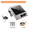 thumbnail image 3 of WeChef 3500W Commercial Electric Induction Cooker Cooktop Burner Stove Stainless Steel, 3 of 10