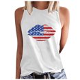 thumbnail image 2 of EQWLJWE Femmes Sans Manches Tops Débardeur d'Été pour Femmes Sans Manches Été Sexy Casual Tops Régulier Col Rond Impression Gilet Sans Manches Tops, 2 of 5