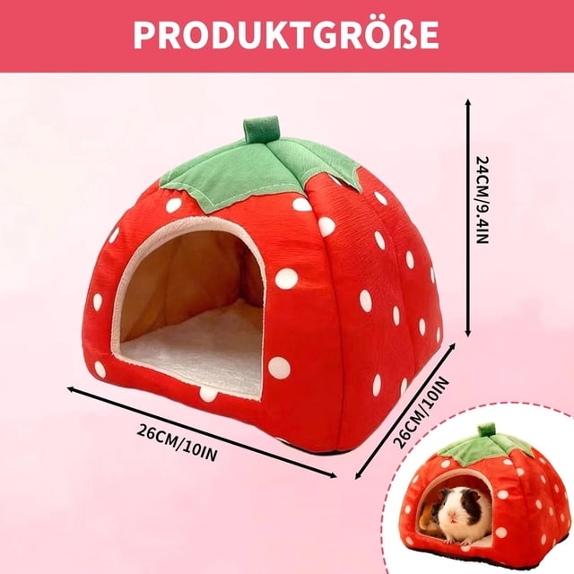 Guinea Pig House Washable Hideout Bed for Small Pets and Rabbits