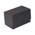 thumbnail image 3 of Milaget Trading Card Deck Box Game Cards Protector Album Container Display Deck Black Red, 3 of 9