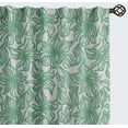 thumbnail image 1 of Vargottam 84 Inch Rod Pocket/Back Tab Cotton Curtains for Windows and Doors- Light Filtering Cotton- Light Filtering Drapes For Doors- Set of 2 Panels, 52"x84"- Abstrct Floral Design (Green), 1 of 8