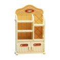 thumbnail image 1 of Xuanheng Armoire de Présentation pour Café 1/12 Mini Étagère de Rangement Support pour Accessoires de Construction Brun, 1 of 8
