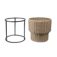 thumbnail image 4 of Better Homes & Gardens cache-pot celeste avec support, 4 of 8