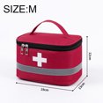 thumbnail image 2 of First Aid Bag First Aid Kit Empty Medical Storage Bag Trauma Bag for Emergency First Aid Kits Car Outdoors, 2 of 5