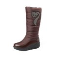 thumbnail image 2 of Bottes de Neige Chaudes Épaisses en Duvet Chaussures de Neige Hautes pour Femmes Mode Automne en Liquidation, 2 of 8