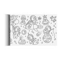 thumbnail image 4 of Rongfmy Grand Rouleau de Papier à Colorier pour Enfants Motifs Riches Cadeaux d'Anniversaire Astronaute Planète, 4 of 8
