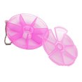 thumbnail image 5 of Shisuyan Round 7 Days Pill Box Organizer for Medicine Travel Pill Case Container Weekly Holder (Pink), 5 of 5