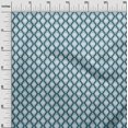 thumbnail image 3 of oneOone Cotton Poplin Light Blue Fabric Asian Block Print Geometric Craft Projects Decor Fabric Printed By The Yard 42 Inch Wide, 3 of 4