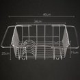 thumbnail image 2 of Expandable Dish Drying Rack over the Sink,Kitchen Stainless Steel Dish Drainer in Sink or on Counter, 2 of 5