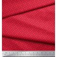 thumbnail image 3 of Soimoi Rayon Fabric Dot & Heart Small Printed Fabric 1 Yard 42 Inch Wide, 3 of 3