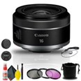 thumbnail image 2 of Canon RF 16mm F/2.8 STM Objectif (5051C002) + Trousse de Filtres + Pochette pour Objectif + Plus (Modèle International), 2 of 5