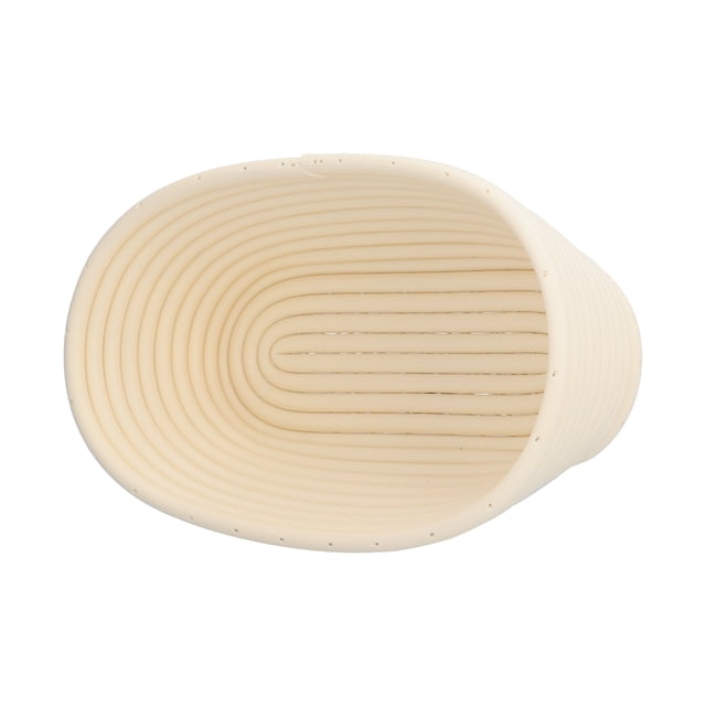 Bread Fermentation Basket, Bread Proofing Basket Safe For Family For Bakery For Friends For Home Beige Oval 25x15x8cm