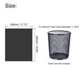 thumbnail image 2 of Unique Bargains 2-4 Gallon Small Trash Bags Garbage Waste Basket Liners Black, 60 Counts / 3 Rolls, 2 of 5