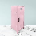 thumbnail image 3 of tredstone Small Makeup Storage Cabinet Vertical File Cabinet for Cotton Pad Entryway Pink, 3 of 8