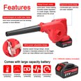 thumbnail image 2 of Amdohai High-Power Electric Blower Strong Wind Air Blower Stepless Speed Change Dust Removal Fan Handheld Lithium, 2 of 6