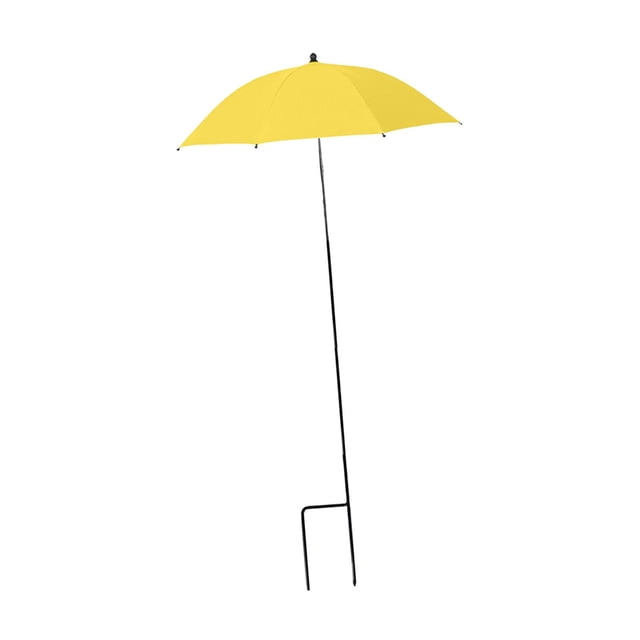 S SERENABLE Parasol d'Extérieur pour Plantes Auvent Stable Résistant aux Intempéries Parasol de Jardin Ombre Jaune