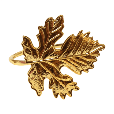 ZTTD Maple Leaf Napkin Rings of 1, Fall Thanksgiving Napkin Rings Holders Buckle for Harvest Party Holiday Wedding Christmas Dining Table Decor