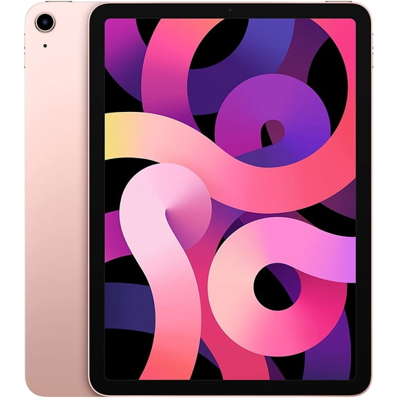iPad Air 4 Apple Remis à Neuf A2324 (Wi‐Fi + Cellulaire Déverrouillé) 256 Go Or Rose (Grade B)