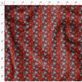 thumbnail image 4 of Soimoi Poly Georgette Fabric Leaves & Floral Decor Fabric Printed Yard 52 Inch Wide, 4 of 5