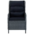 thumbnail image 2 of vidaXL 9 Piece Garden Dining Set Dark Grey, 2 of 4