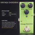 thumbnail image 1 of Portable Guitar Effect Pedal Distortion Delay Chorus Tremolo Digital Overdrive, 1 of 9