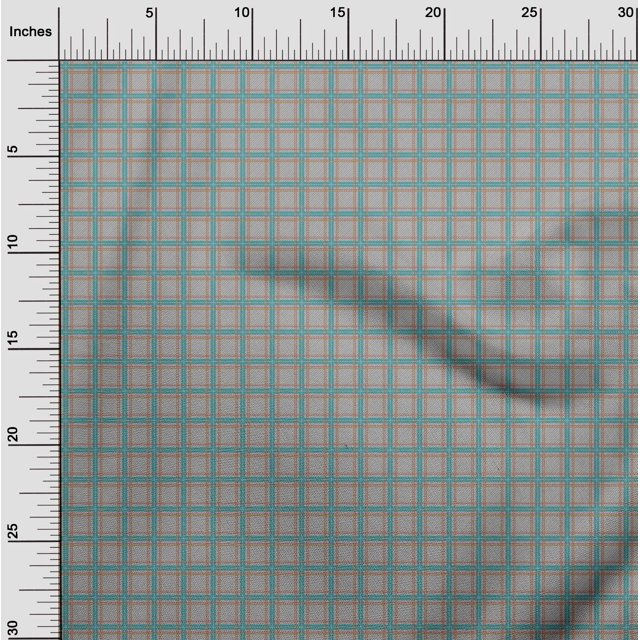 oneOone Viscose Jersey Fabric Tartan Check Fabric Prints By Yard 60 Inch Wide