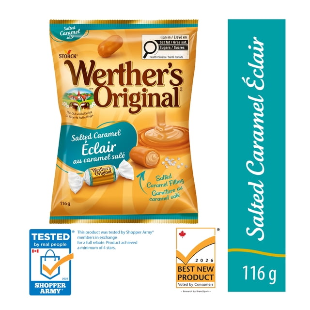 Werther's Original Salted Caramel Eclair Caramel Candy