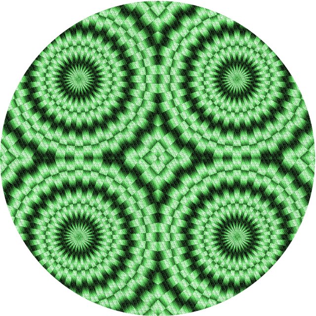 Ahgly Company Tapis de Zone Rond Vert Transitionnel pour Intérieur Lavable à la Machine, 6 Pieds Rond