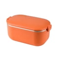 thumbnail image 2 of Glass Storage Containers Durable Freezer Containers With Lids 48W Electric Lunch Box Food Heater, 110V Upgraded Leakproof Heating Lunch Box For Work/Car/Truck/Office With 1L Removable, 2 of 7