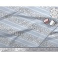thumbnail image 2 of Soimoi Moss Georgette Fabric Leaves & Floral Block Fabric Prints by Yard 42 Inch Wide, 2 of 4