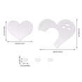 thumbnail image 3 of Heart Shape Wall Sticker 3D Art Decal Removable Decoration for Home Interior Design, 3 of 5
