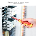 thumbnail image 3 of 5pcs 500V Insulated Screwdrivers Set with Magnetic Slotted Phillips Pozidriv Bits and Test Pen Electrical Work  Tools Kit, 3 of 7