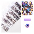 thumbnail image 3 of mmirethe Rhinestones Flat-Bottom Multi-faceted Sides DIY Handcraft Excellent Gloss Manicure Crystal Different Styles Mobile Phone Light Purple AB, 3 of 6