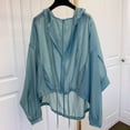 thumbnail image 1 of YUTK Women Jackets for Fall,Long Sleeved Solid Color Hooded Jacket(Green,M), 1 of 5
