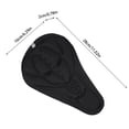 thumbnail image 3 of Comfortable Soft Sponge Padded Bike Seat - Concave Design for Mountain, Road, and Ergometer Bikes, 3 of 6