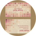 thumbnail image 1 of Ahgly Company Tapis Rond Lavable en Machine Intérieur Transitionnel Marron Chocolat, 4 Pieds Rond, 1 of 7